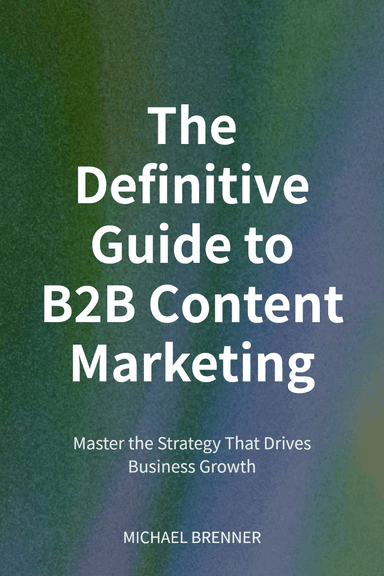 The Definitive Guide to B2B Content Marketing cover