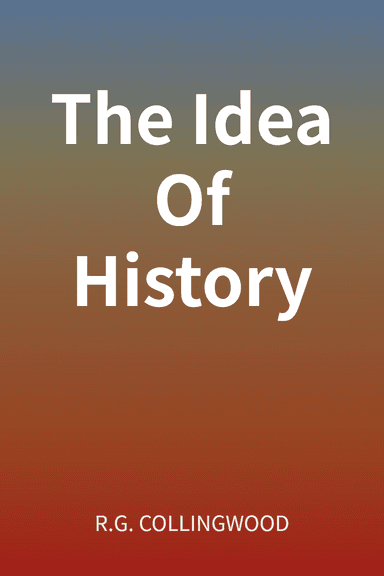 The Idea Of History cover