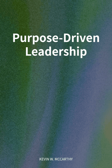 Purpose-Driven Leadership cover