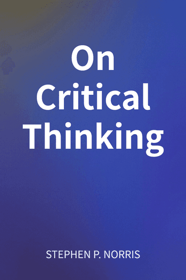 On Critical Thinking cover