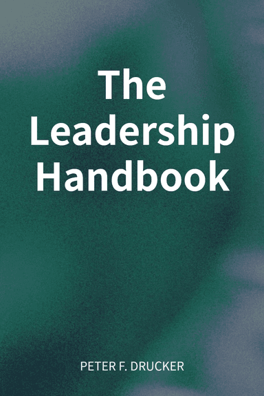 The Leadership Handbook cover