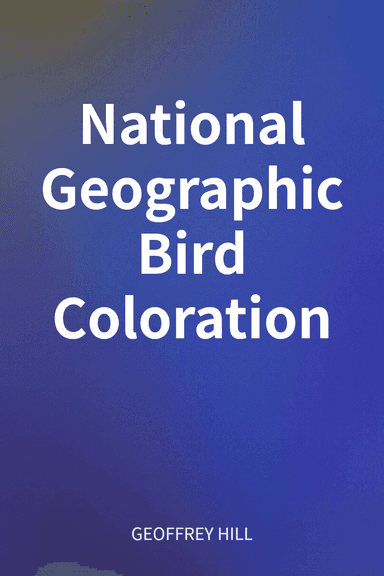 National Geographic Bird Coloration cover