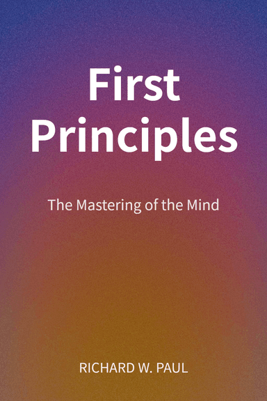 First Principles cover