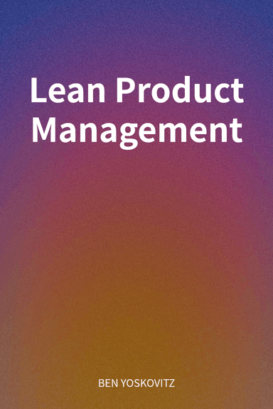 Lean Product Management cover