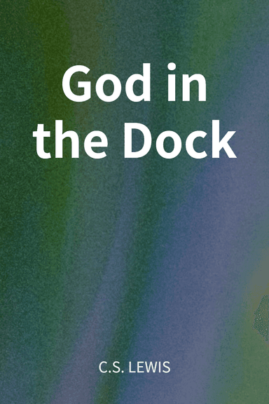 God in the Dock cover