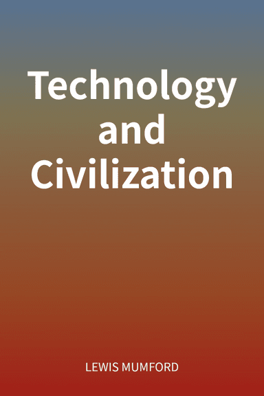 Technology and Civilization cover