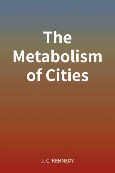 The Metabolism of Cities cover