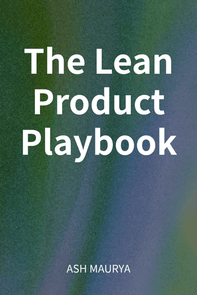 The Lean Product Playbook cover