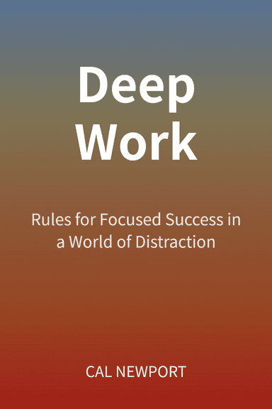 Deep Work cover