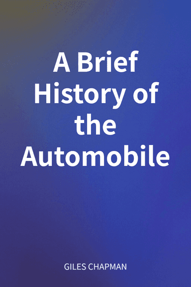 A Brief History of the Automobile cover