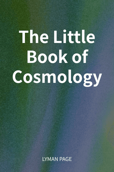 The Little Book of Cosmology cover