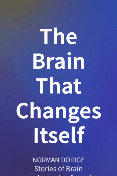 The Brain That Changes Itself cover