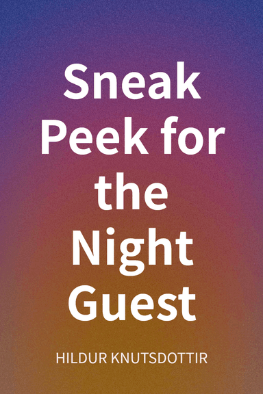 Sneak Peek for the Night Guest cover