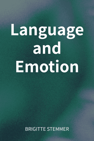 Language and Emotion cover