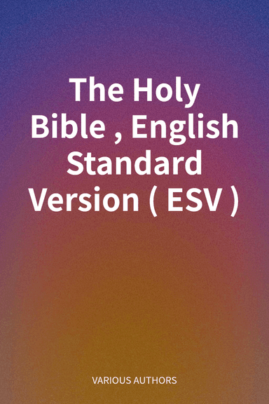 The Holy Bible, English Standard Version (ESV) cover