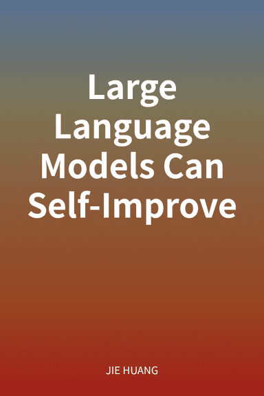 Large Language Models Can Self-Improve cover
