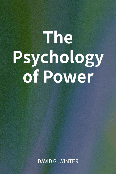 The Psychology of Power cover