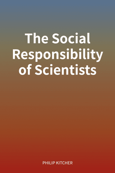 The Social Responsibility of Scientists cover