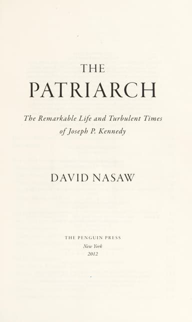 The patriarch cover