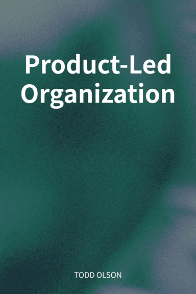 Product-Led Organization cover