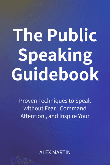 The Public Speaking Guidebook cover