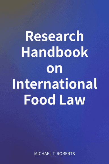 Research Handbook on International Food Law cover