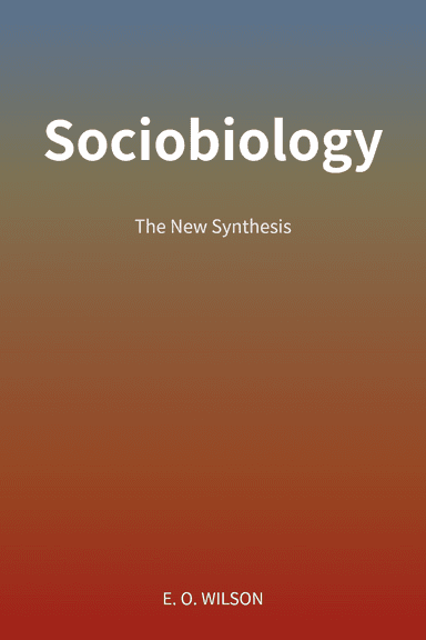 Sociobiology cover