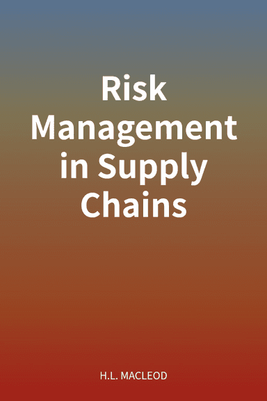 Risk Management in Supply Chains cover