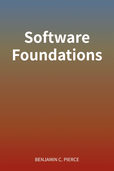 Software Foundations cover