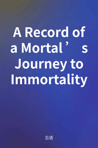 A Record of a Mortal’s Journey to Immortality cover