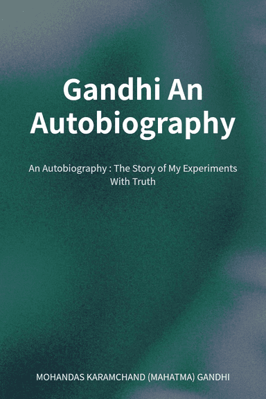 Gandhi An Autobiography cover