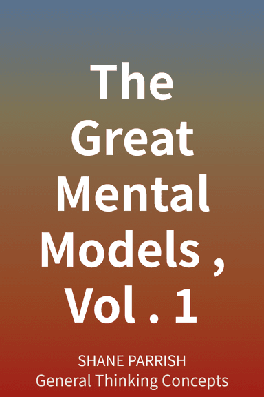 The Great Mental Models, Vol. 1 cover
