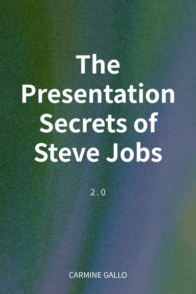 The Presentation Secrets of Steve Jobs cover