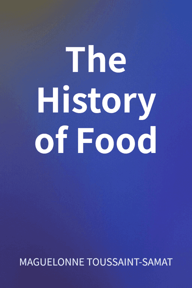 The History of Food cover