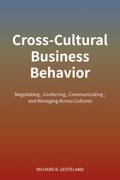 Cross-Cultural Business Behavior cover