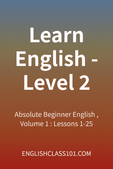 Learn English - Level 2 cover