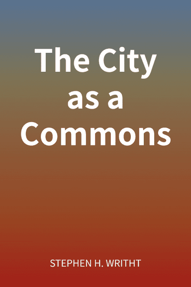 The City as a Commons cover