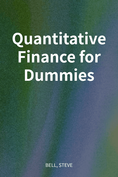 Quantitative Finance for Dummies cover