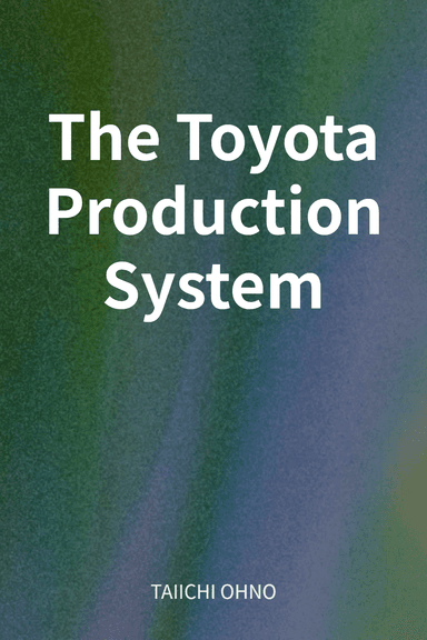 The Toyota Production System cover