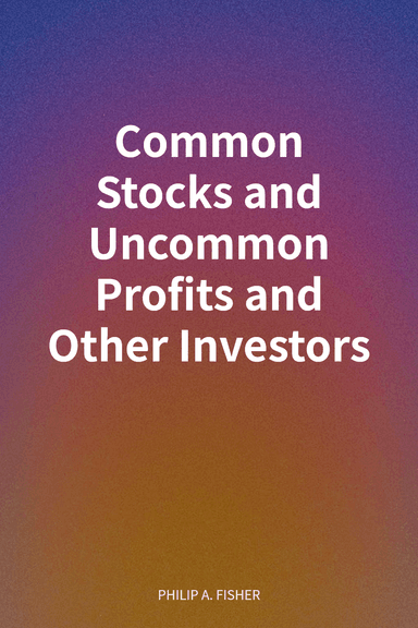 Common Stocks and Uncommon Profits and Other Investors cover