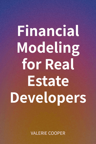 Financial Modeling for Real Estate Developers cover