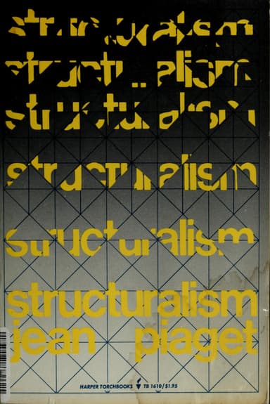 Structuralisme cover