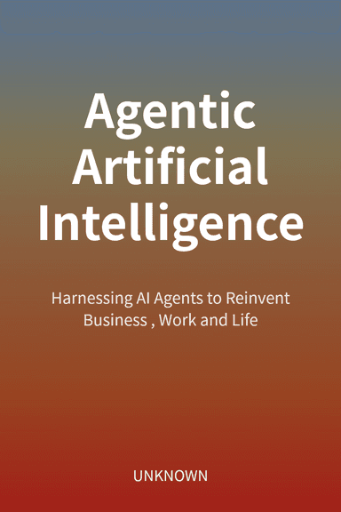 Agentic Artificial Intelligence cover