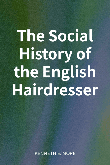 The Social History of the English Hairdresser cover