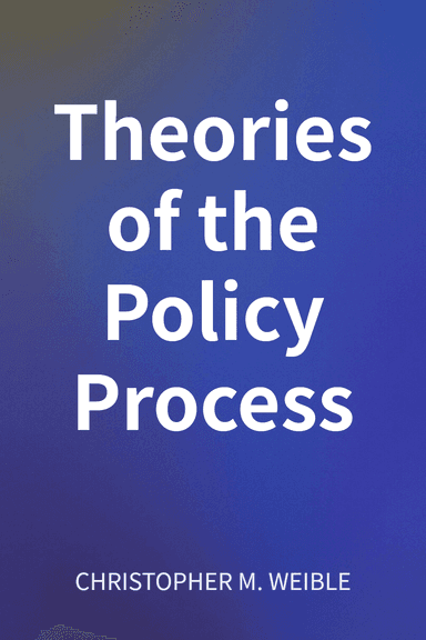 Theories of the Policy Process cover