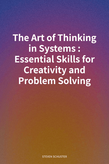 The Art of Thinking in Systems: Essential Skills for Creativity and Problem Solving cover