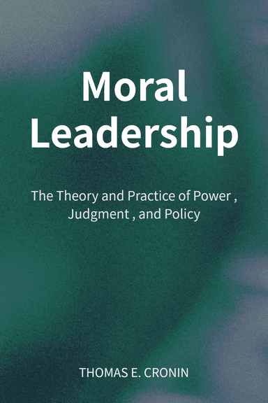 Moral Leadership cover
