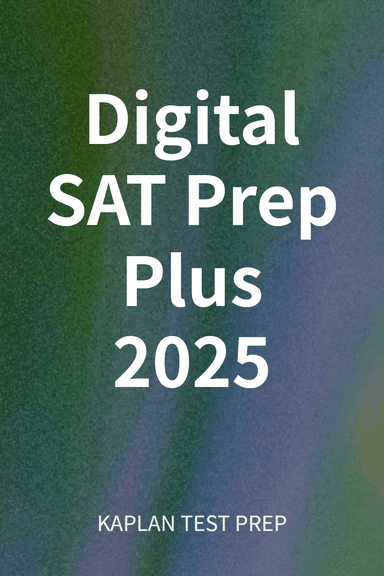 Digital SAT Prep Plus 2025 cover