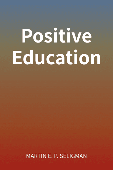 Positive Education cover