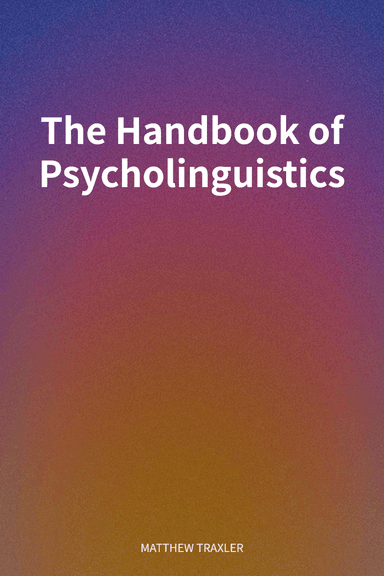 The Handbook of Psycholinguistics cover